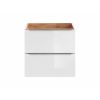 CAPRI WHITE 820 skrinka pod umývadlo z predu