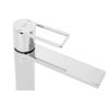 moderna bateria flip chrom nizka detailny pohlad