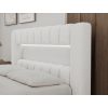 calunena postel lamica royal 01 biele led