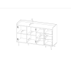 uzasna komoda vasina 2d3s s otvorenymi policami rozmery