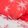 krasne vianocne obliecky santa 140x200 70x80cm s vlockami