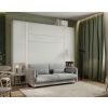 Praktická sivá pohovka Lenart Bed Concept BC-18  k posteli bed concept BC -01 biely mat