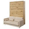 Béžová pohovka Lenart BED CONCEPT BC-19 k posteli BC-12 dub artisan