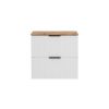 skrinka pod umývadlo 60 cm Adel white s doskou