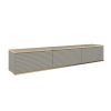 zavesny tv stolik bijou 175mdf zlata siva