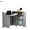 pisaci stol work concept slim siva