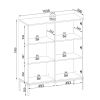 vitrina wt104 intenso rozmery