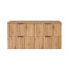 kúpeľňový komplet ADEL Oak D120 1 s doskou pohľad spredu