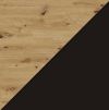 dekor dreva dub artisan s čiernou