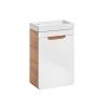 skrinka pod umyvadlo aruba white 826 dub craft biely lesk