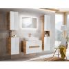 moderna leskla kupelnova zostava ARUBA dub votan biela 60 cm