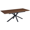 elegantný rozkladací jedálenský stôl LOGAN / orech