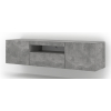 tv stolik aura 150 beton zaveseny sivy