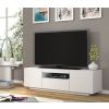 tv stolik aura 150 biely mat moderny s podnozou