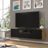 tv stolik aura 150 dub artisan cierna s led zaveseny
