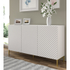 surf komoda 150 3d biela zlate nohy
