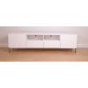 wave tv stolik 200 2d 2s biely zlate nohy moderny mat