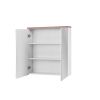 zrkadlova skrinka bali white 840 siroka 60 cm otvorena