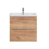 skrinka pod umývadlo capri oak 820 60 cm s umývadlom a batériou