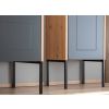 skrinky do kúpeľne MADERA GREY do modernej kúpeľne kovové nohy