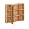 zrkadlová skrinka madera grey 841 šírka 80 cm otvorená