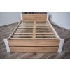 drevena postel lea biela dub sonoma 160x200 s rostom