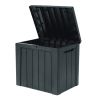 plastový úložný box BANN BOX 270l grafit otvorený