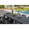 juliana double záhradný stôl grafit detail