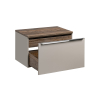 kupelnova skrinka s doskou santa fe taupe d80 1 otvorena zsuvka
