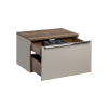 kupelnova skrinka s doskou santa fe taupe d80 1 otvorene zasuvky