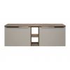 kupelnova skrinka s doskou santa fe taupe d140 1 pohlad spredu