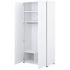 Dvojdverová biela skriňa Lenart BED COCNCEPT BC-20