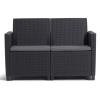 Záhradná pohovka CLARA 2 seater | grafit