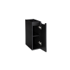 zavesna skrinka do kupelne NOVA BLACK 81 20 polica
