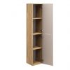 vysoka skrinka do kupelne OCEAN BEIGE 80 02 2D otvorene dvierka