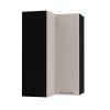 horná rohová vysoká skrinka BONN W14 60 BLACK CASHMERE