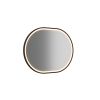 led zrkadlo apollo 2 900 700 cierne ovalne