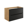 skrinka pod umyvadlo OCEAN Black 82 90 2S