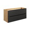 skrinka pod umyvadlo OCEAN Black 82 120 2S
