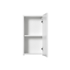 zavesna skrinka do kupelne Nova White 83 30 1D otvorene dvierka