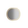 led zrkadlo apollo 2 900 700 zlate ovalne