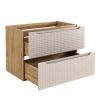 skrinka pod umyvadlo LUXOR Beige 82 80 2s otvorene zasuvky