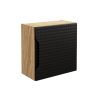 zavesna skrinka do kupelne LUXOR Black 83 30 1DQ kocka