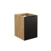 zavesna skrinka do kupelne LUXOR Black 81 40 1D