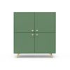 komoda siena 4d zelena