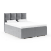 PORTLAND Boxspring manzelska postel Paris 017 steel elegantna