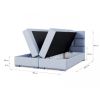 manzelska postel boxspring portland rozmery 180 200