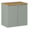 kupelnova skrinka s doskou line reed green d60 4