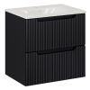 kupelnova skrinka s umyvadlom NOVA Black U60 1
