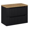 kupelnova skrinka s doskou nova black 80 1